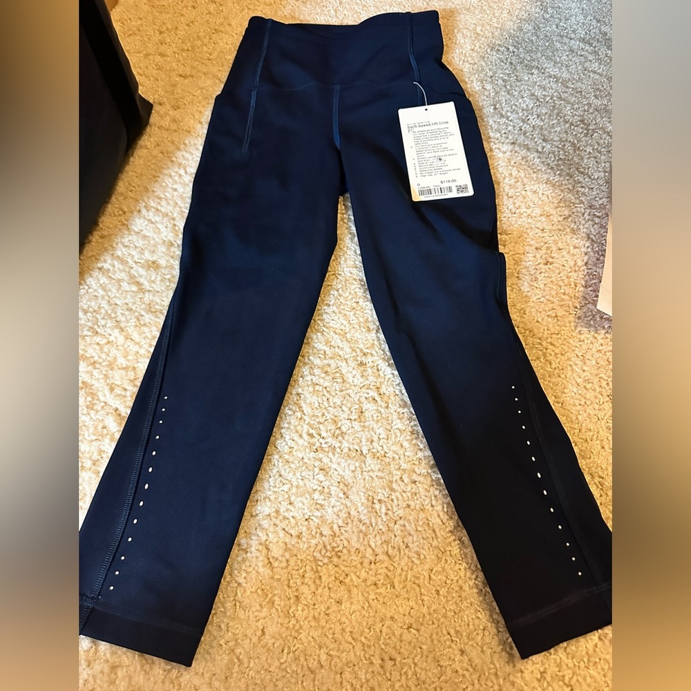 NWT Lululemon Size 0 Swift Speed HR Crop Leggings